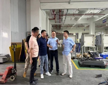 4月15日  甘汉才一行人前往广州克莱美特科技股份有限公司参观交流合作