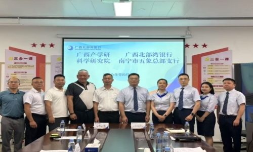 广西产学研科学研究院与广西北部湾银行达成战略合作 共绘科技金融融合新蓝图
