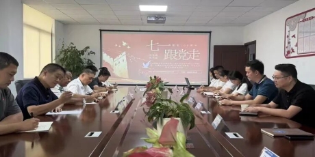 迎七一颂党恩 实干担当启新程 —— 中共广西产学研科学研究院支部委员会联合广西电子商务企业联合会党支部开展建党 105 周年主题党日活动
